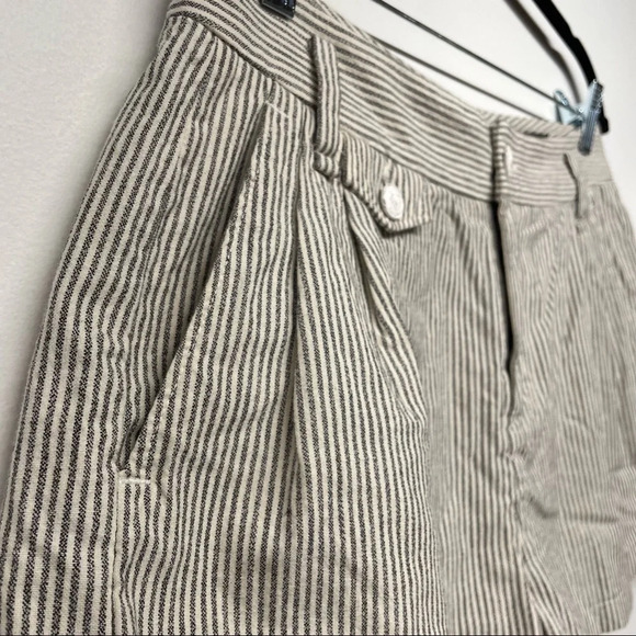 Rag & bone stripped nautical cotton high rise shorts size 4 - Picture 3 of 10
